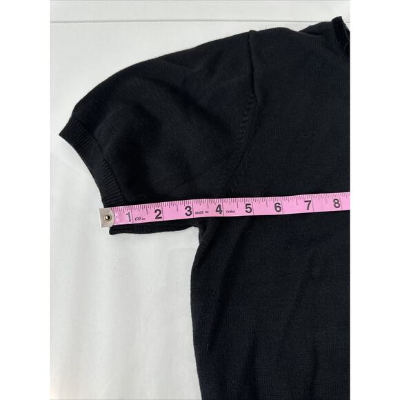 Vintage Berer by Takako Sakon Sweater Top Cotton Blend Petite Medium Meow - Picture 7 of 7